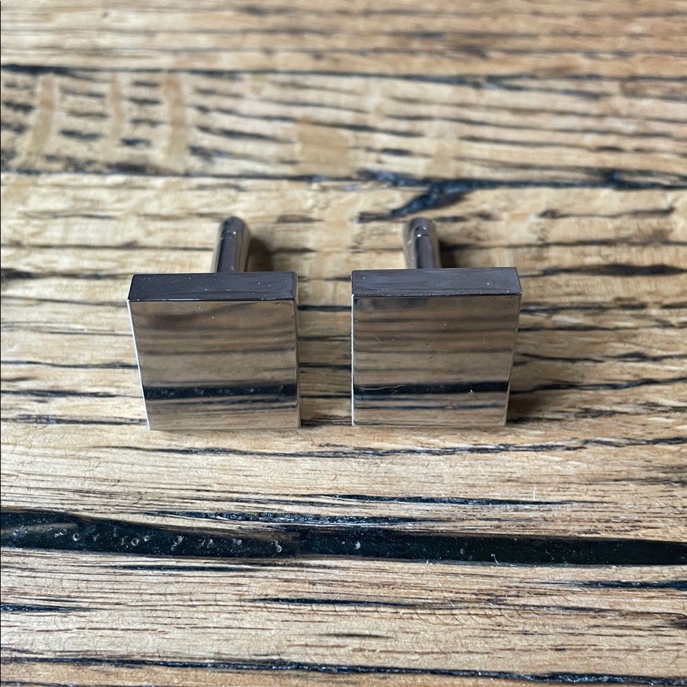 Silver Square Cufflinks
